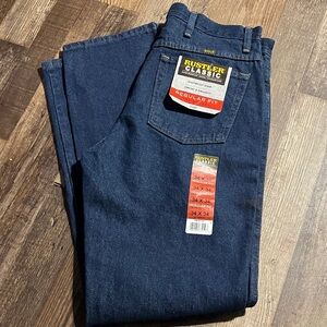 Rustler Men's Regular Fit  straight leg  Jeans - dark Blue